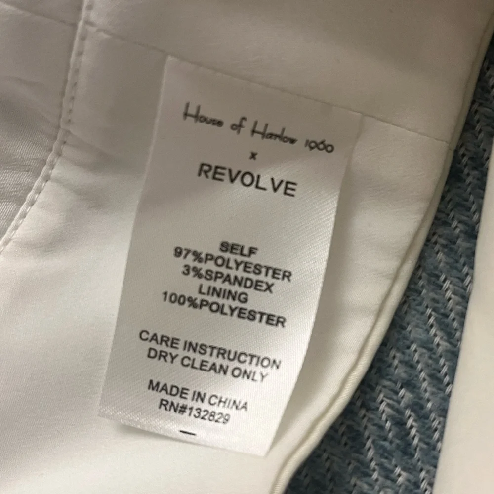 House of Harlow 1960 x Revolve White Crop Top Size Small - Picture 4 of 7